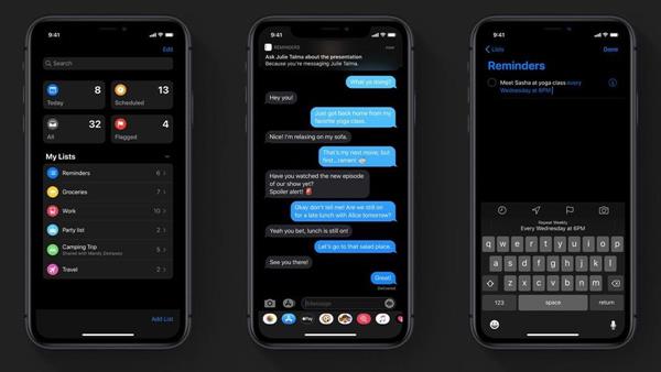 iPhone Dark Mode